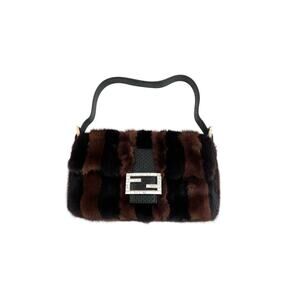 Fendi Mink stripes baguette